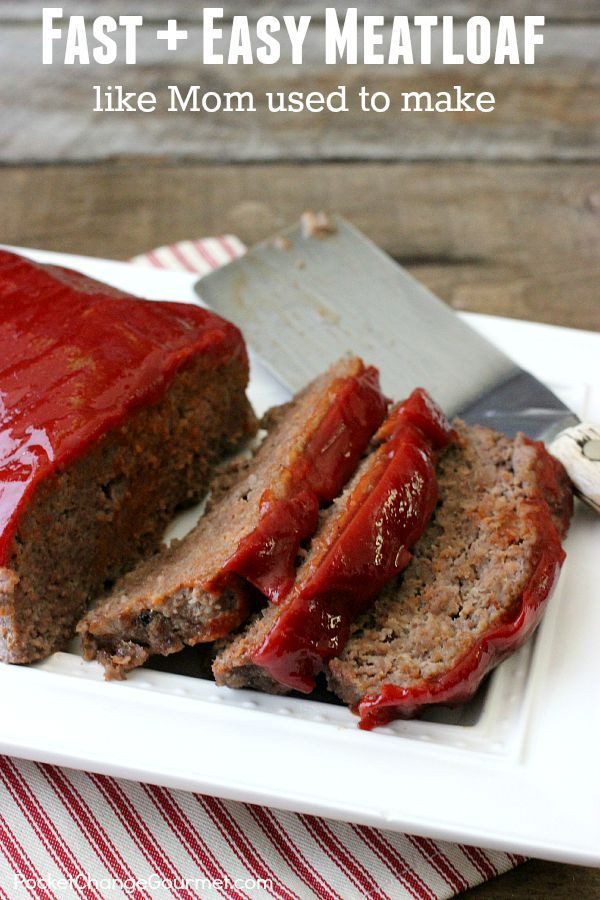 Quick And Easy Meatloaf Recipe
 Fast and Easy Meatloaf Recipe