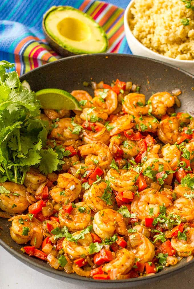 Quick And Easy Mexican Recipes
 Quick easy Mexican shrimp skillet video Family