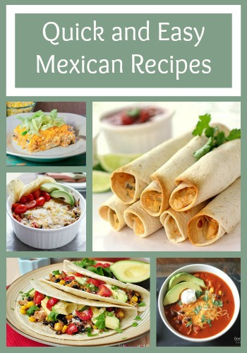 Quick And Easy Mexican Recipes
 The Best Mexican Food 29 Healthy Mexican Recipes