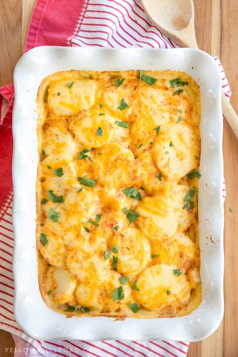 Quick And Easy Scalloped Potatoes Recipe
 Cheesy Scalloped Potatoes Au Gratin Potatoes