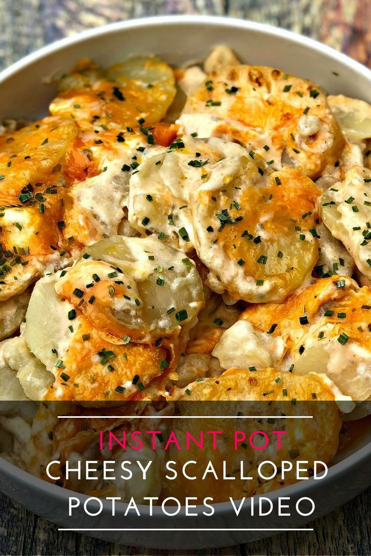Quick And Easy Scalloped Potatoes Recipe
 Instant Pot Cheesy Scalloped Potatoes Au Gratin is a quick
