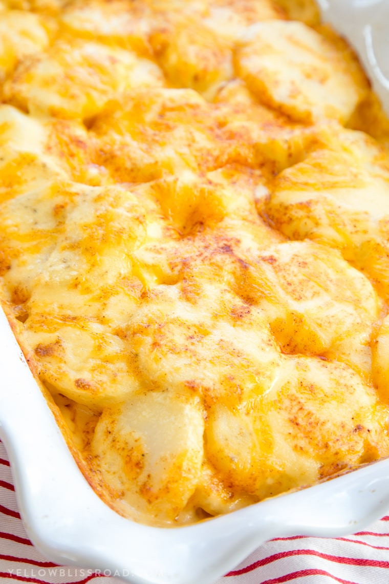 Quick And Easy Scalloped Potatoes Recipe
 Easy Cheesy Scalloped Potatoes Recipe