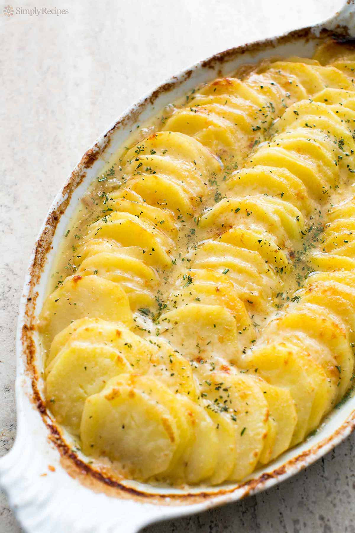 Quick And Easy Scalloped Potatoes Recipe
 Scalloped Potatoes with Caramelized ions and Gruyere