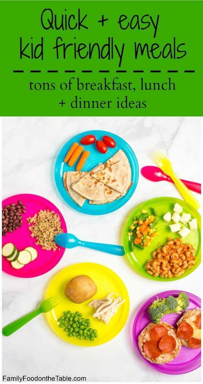 Quick Dinner Recipes For Kids
 Healthy quick kid friendly meals