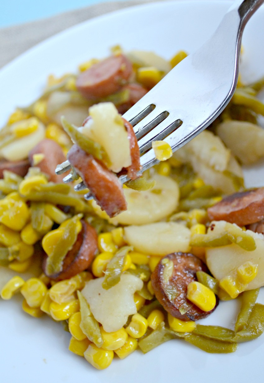 Quick Dinner Recipes For Kids
 A Quick and Easy Dinner e Pot Kielbasa and Veggies