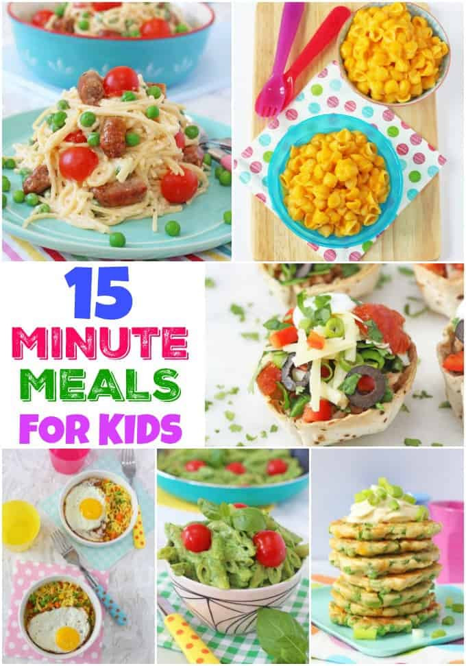 Quick Dinner Recipes For Kids
 15 The Best 15 Minute or less Kid s Dinners My