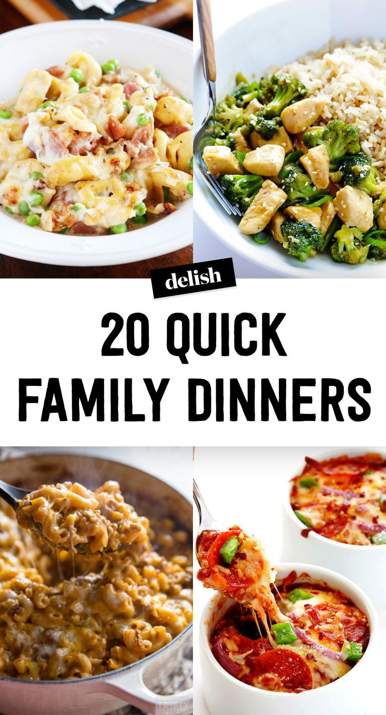 Quick Dinner Recipes For Kids
 20 Quick & Easy Dinner Ideas Recipes for Fast Family