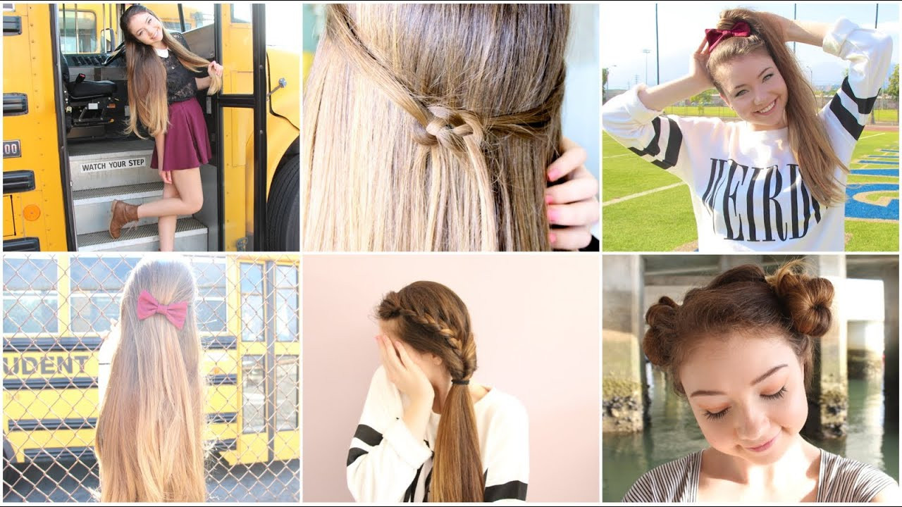 Quick Easy Hairstyles
 5 Quick n Easy Back to School Heatless Hairstyles