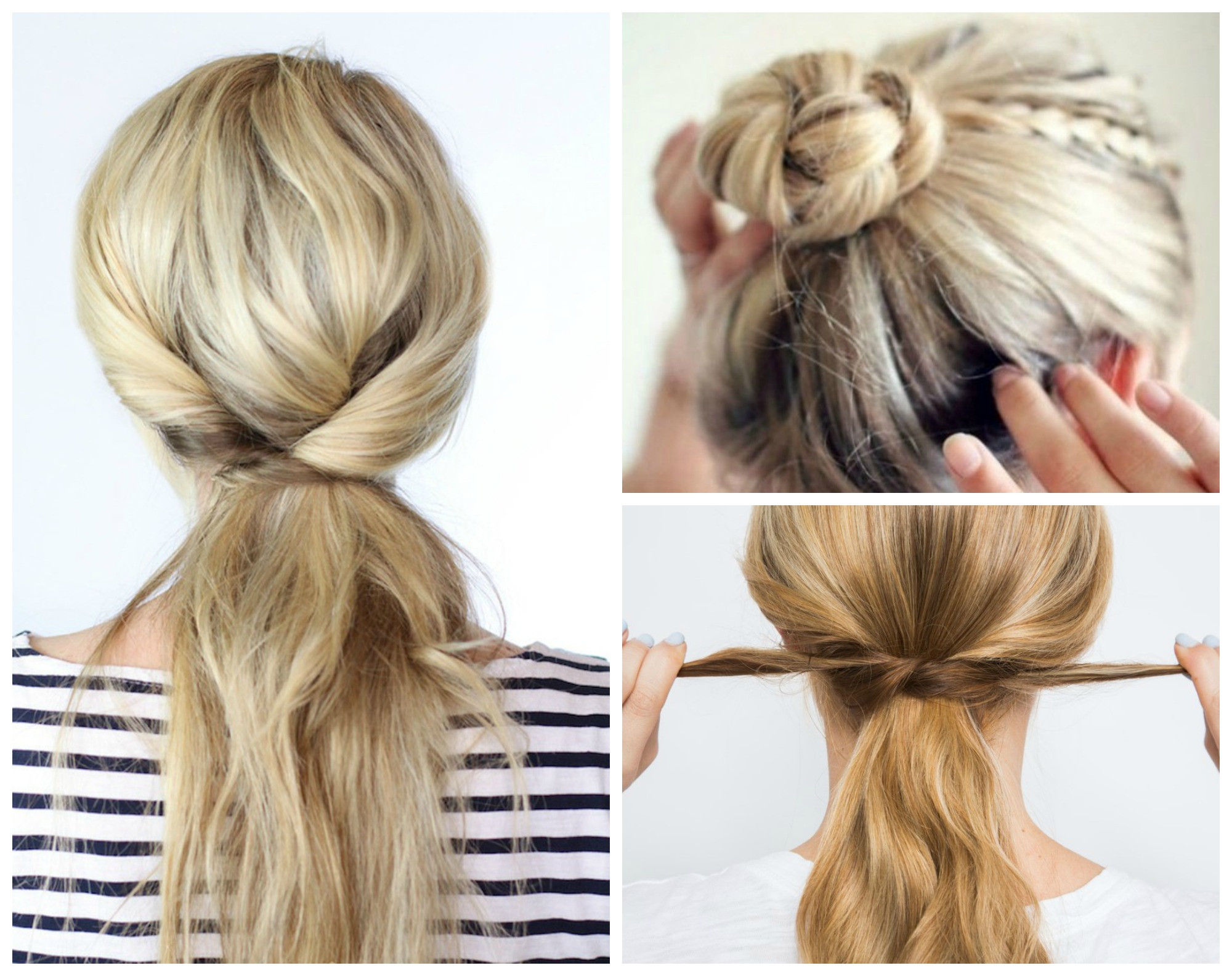 Quick Easy Hairstyles
 8 Beyond Easy 5 Minute Hairstyles for Those Crazy Busy