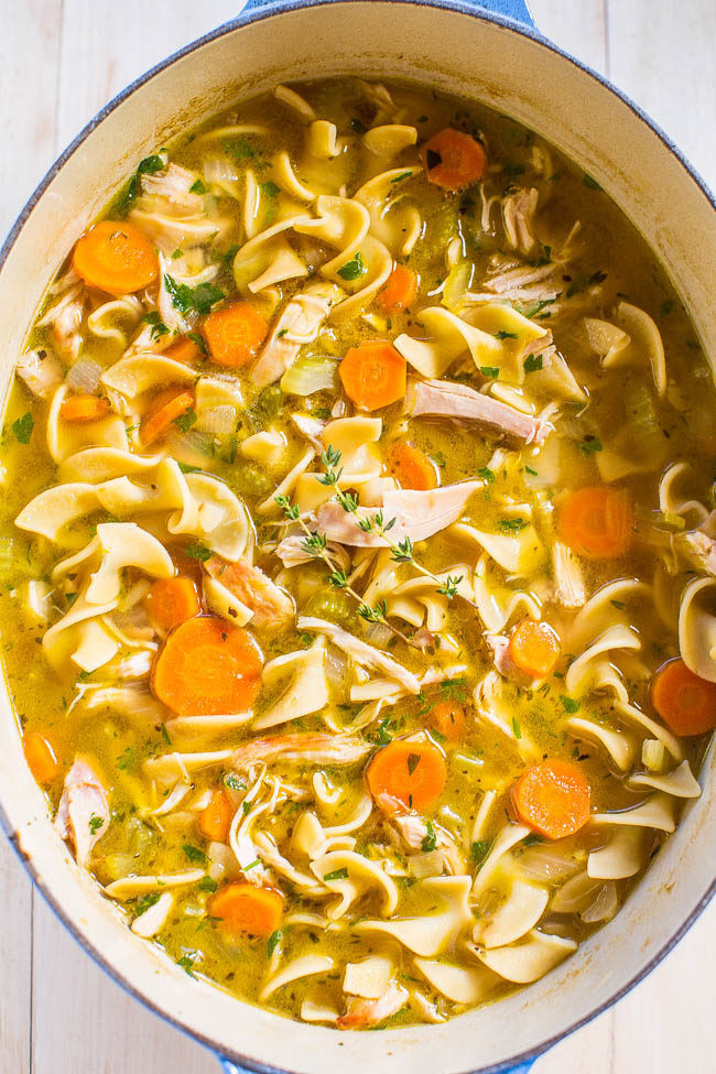 Quick Homemade Chicken Noodle Soup
 Easy 30 Minute Homemade Chicken Noodle Soup Averie Cooks