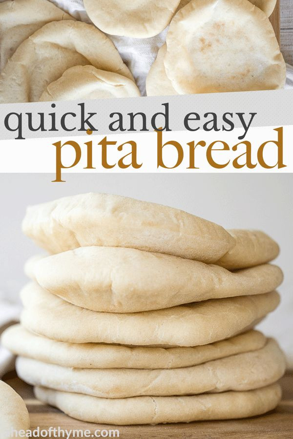 Quick Pita Bread Recipe
 Quick and Easy Pita Bread Recipe in 2020