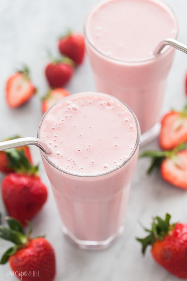 Quick Smoothie Recipes
 Healthy Strawberry Smoothie recipe 4 ingre nts The