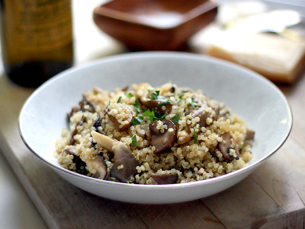 Quinoa And Mushroom Recipe
 Mushroom Quinoa Risotto recipe