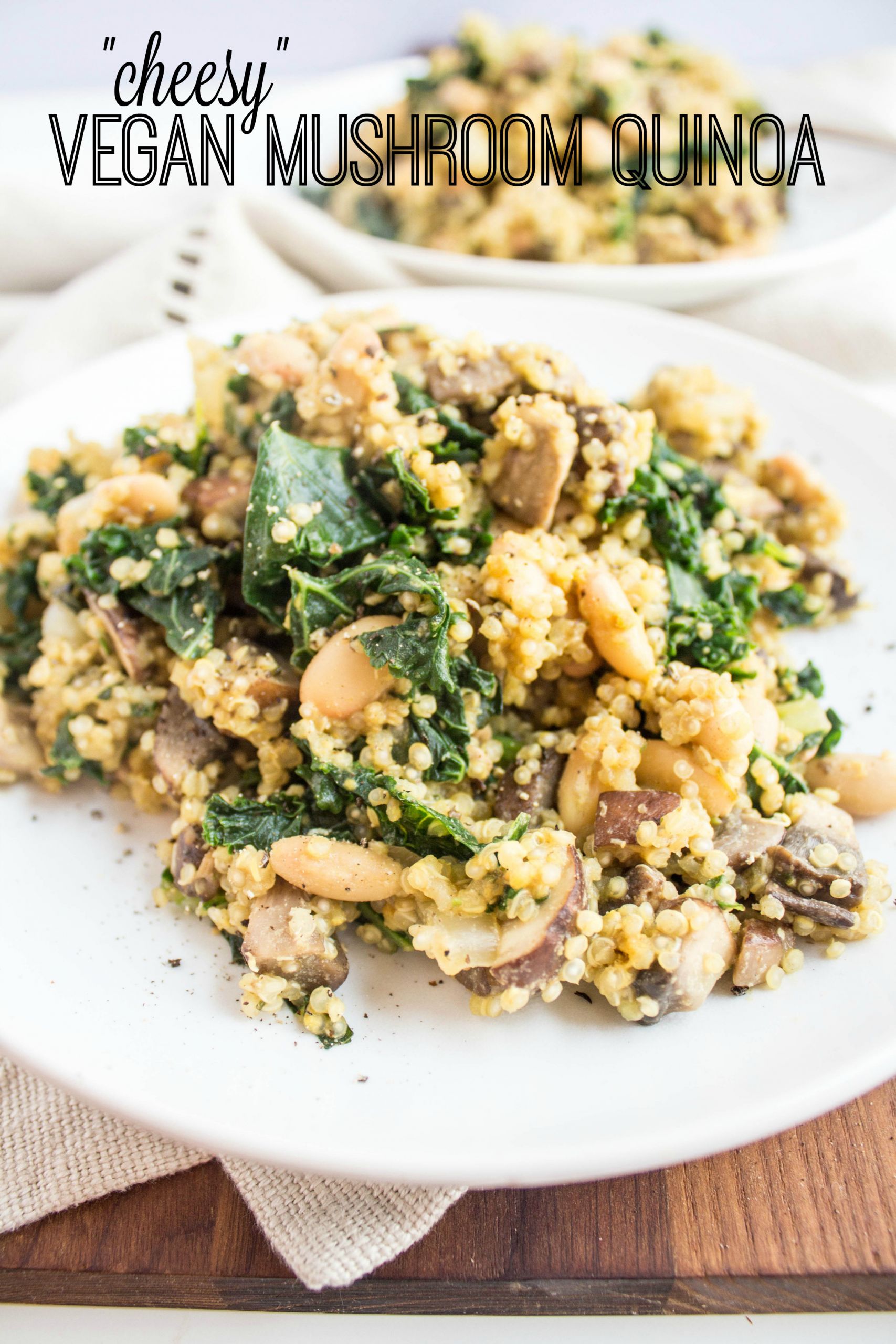 Quinoa And Mushroom Recipe
 “Cheesy” Vegan Mushroom Quinoa fANNEtastic food