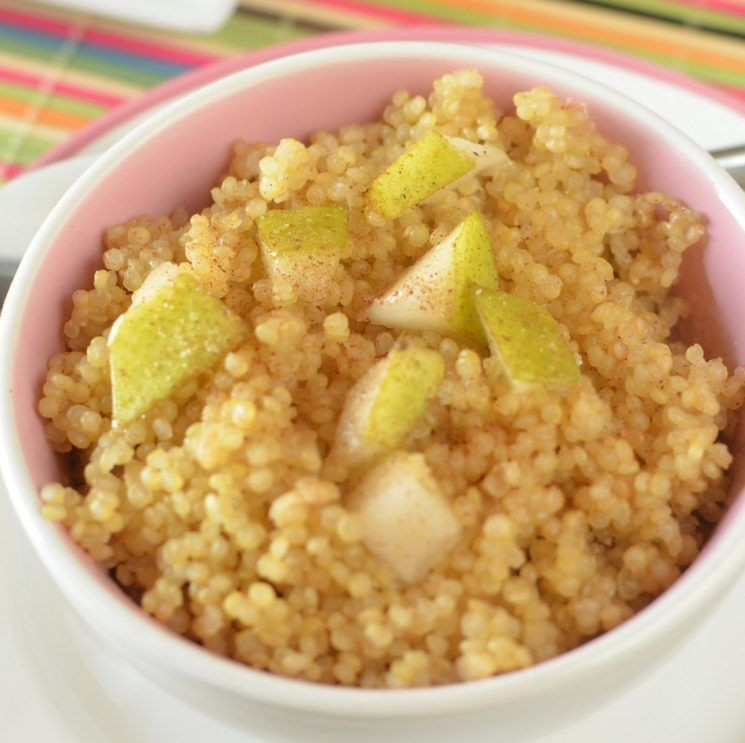 Quinoa Baby Food Recipes
 Quinoa Pear Breakfast Recipe