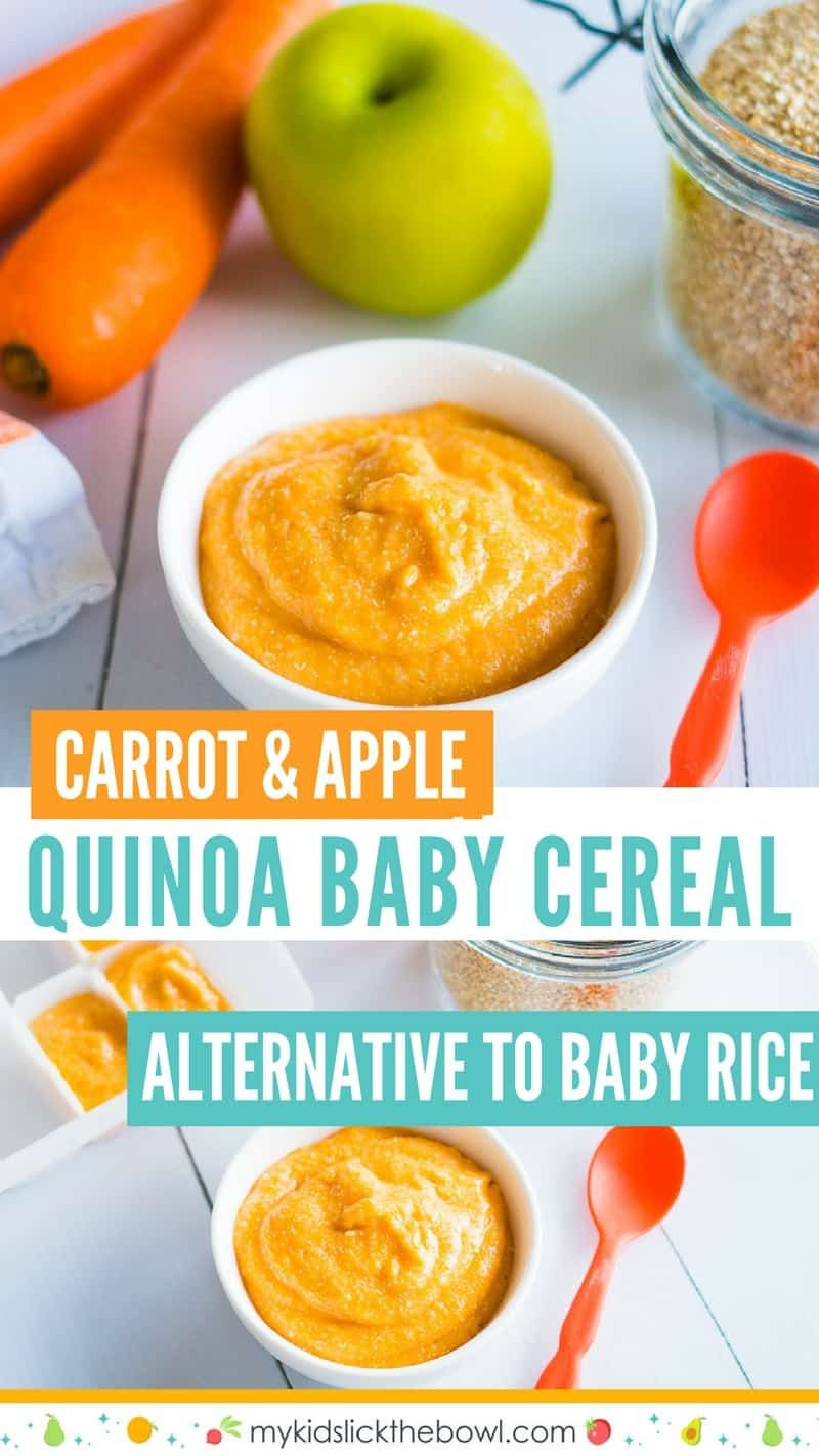 Quinoa Baby Food Recipes
 Quinoa Baby Cereal Carrot & Apple Recipe