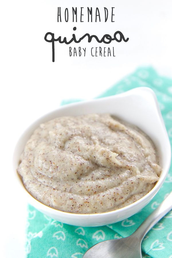 Quinoa Baby Food Recipes
 Homemade quinoa baby cereal Recipe