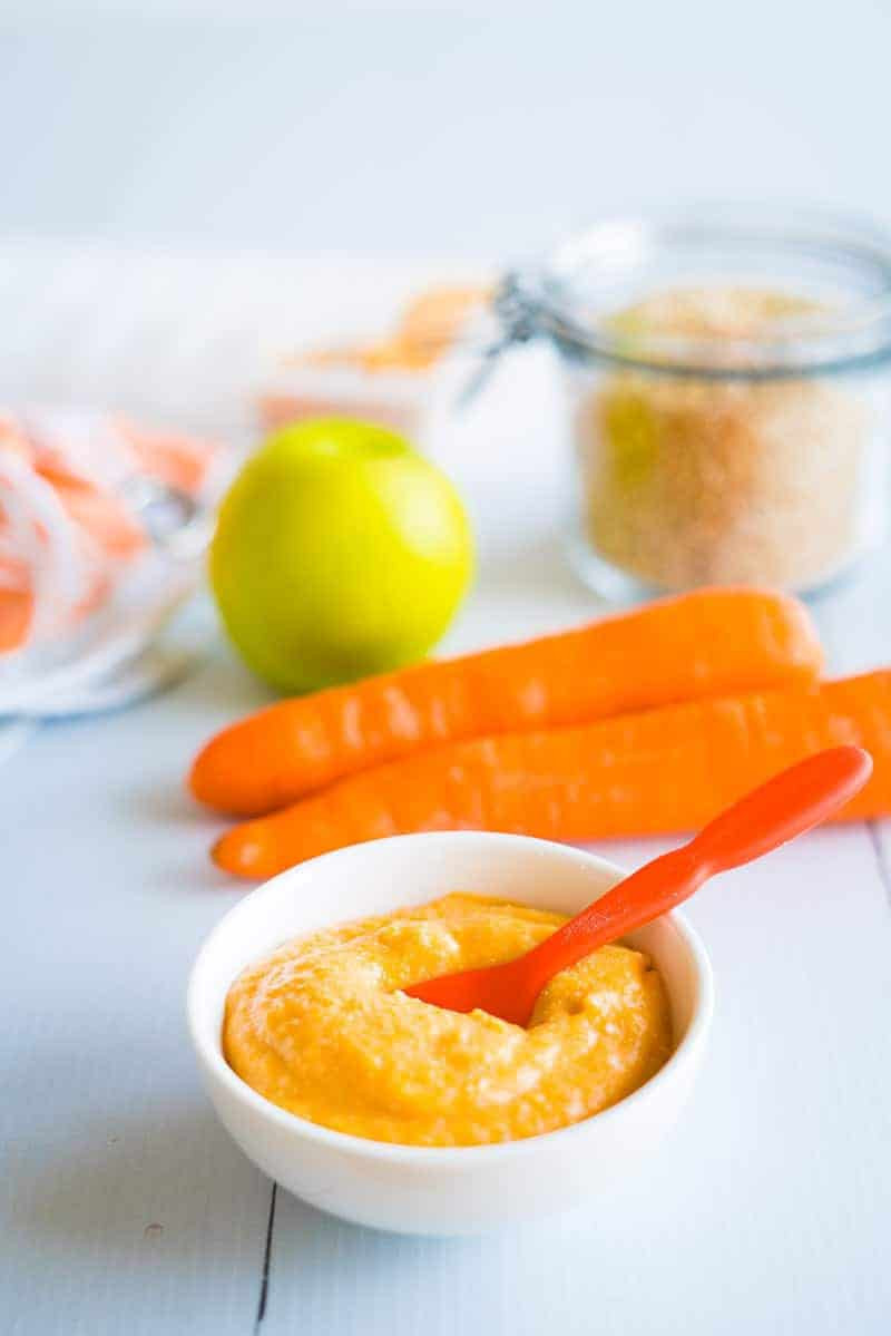 Quinoa Baby Recipes
 Quinoa Baby Cereal Carrot and Apple Alternative to