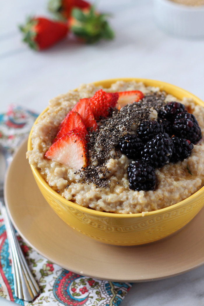 Quinoa High In Fiber
 High Protein & Fiber Breakfast Quinoa Oatmeal Zen & Spice