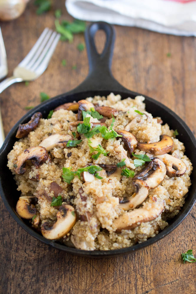 Quinoa Mushroom Recipe
 Easy Mushroom Shallot Garlic Quinoa Chef Savvy