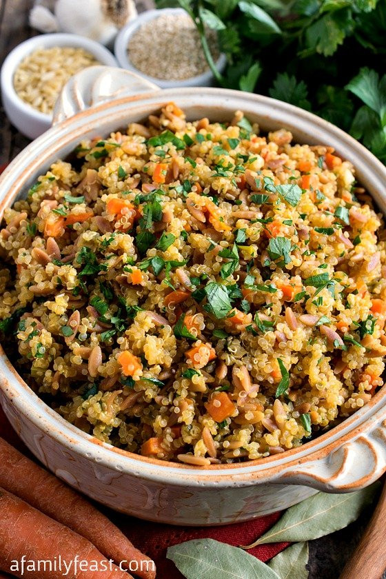 Quinoa Recipes Side Dish
 Quinoa Pilaf A Family Feast