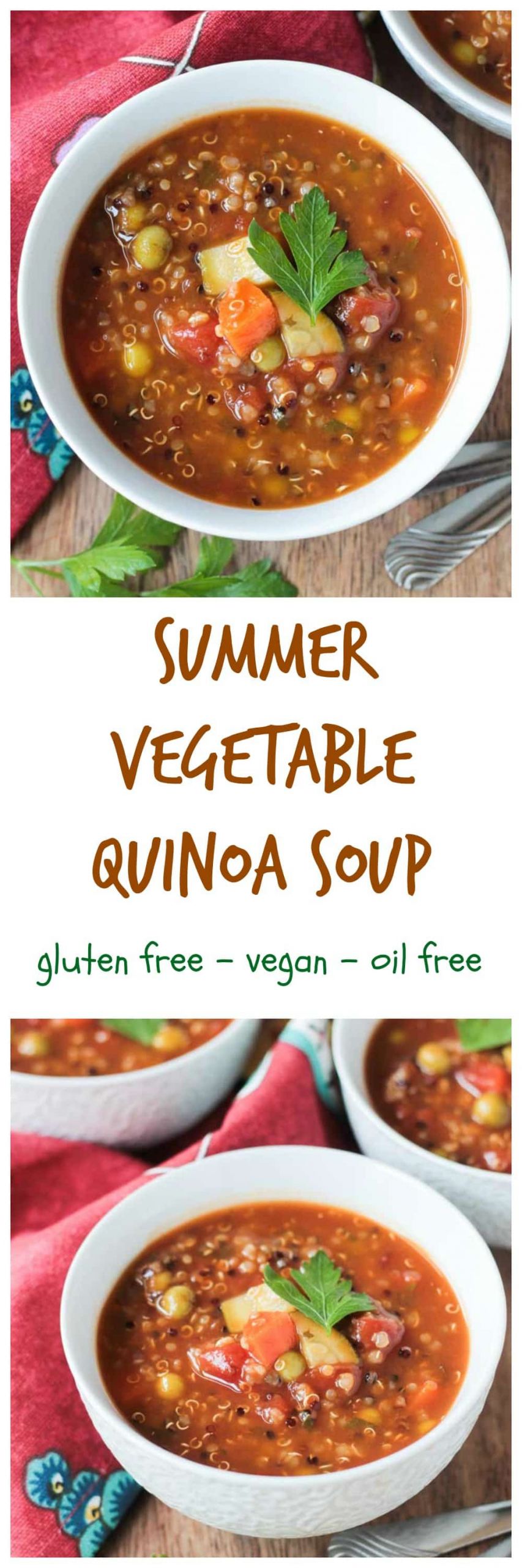 Quinoa Soup Vegetarian
 Quinoa Ve able Soup Dairy Free Gluten Free Veggie