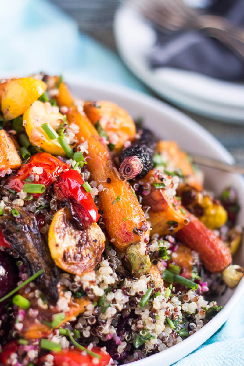Quinoa Vegetable Salad
 Roasted Ve able and Quinoa Salad Easy Peasy Meals