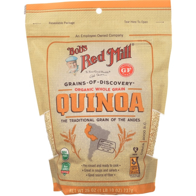 Quinoa Whole Grain
 Bob s Red Mill Organic Whole Grain Quinoa 26 oz Pkg