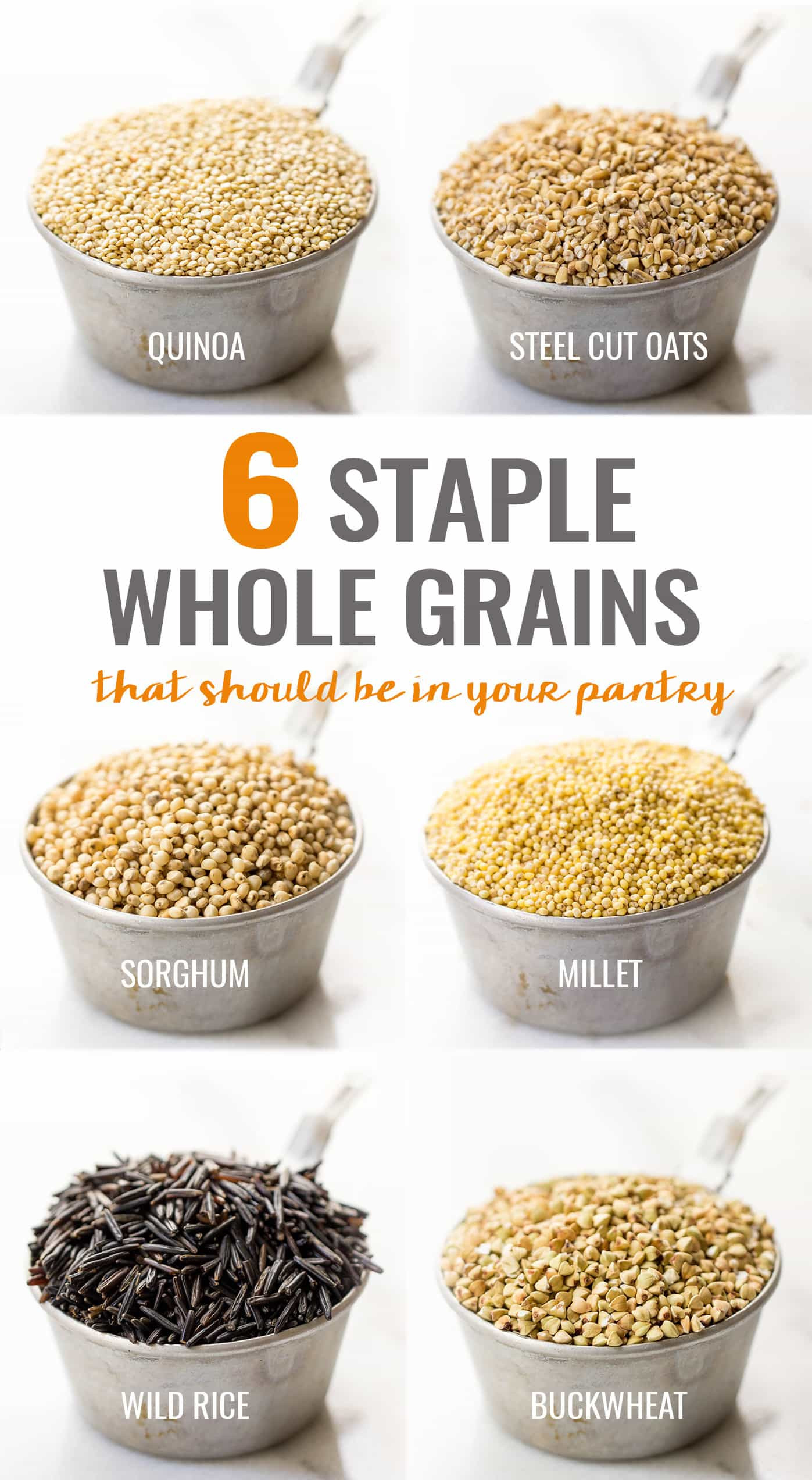 Quinoa Whole Grain
 6 Staple Whole Grains to Keep in Your Pantry Simply Quinoa