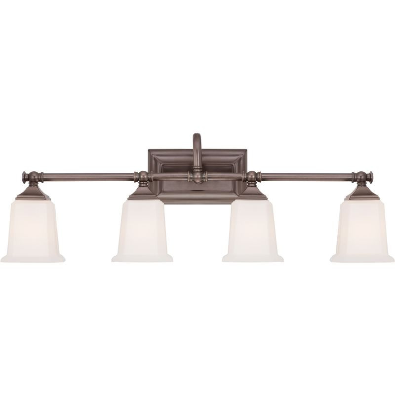 Quoizel Bathroom Lighting
 Quoizel NL8604HO Harbor Bronze Nicholas 4 Light 31" Wide