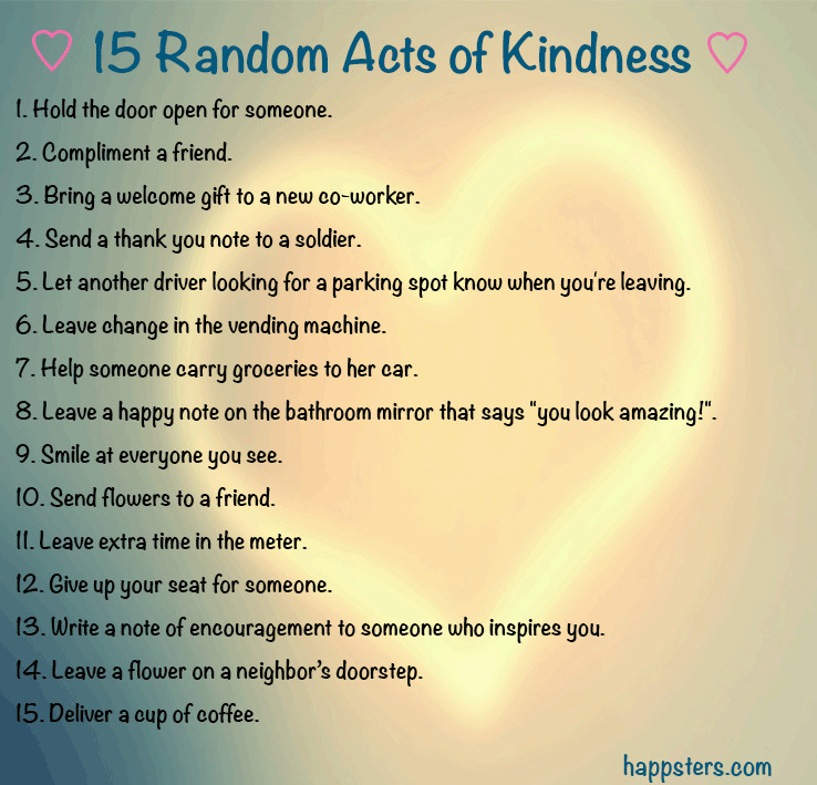 Quote About Random Acts Of Kindness
 kind