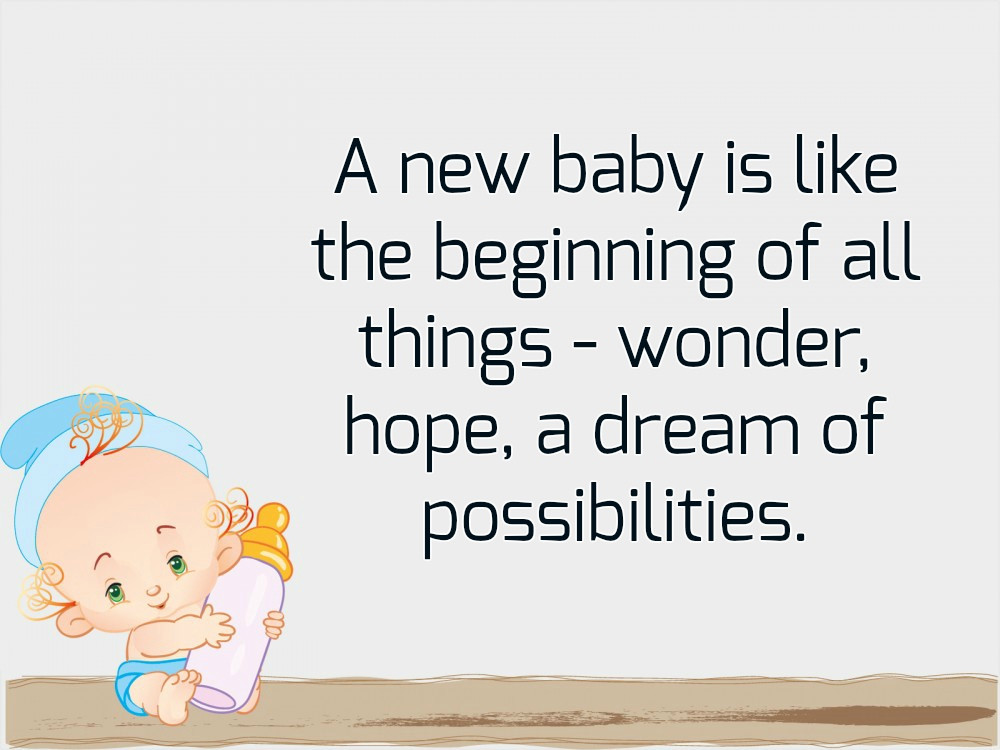 Quote On Baby
 New Baby Quotes Text & Image Quotes