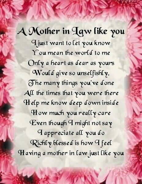 Quotes About Mothers In Law
 Loving Mother In Law Quotes 05