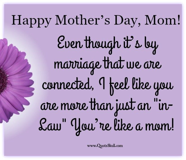 Quotes About Mothers In Law
 35 Happy Mothers Day Quotes for Mother in Law