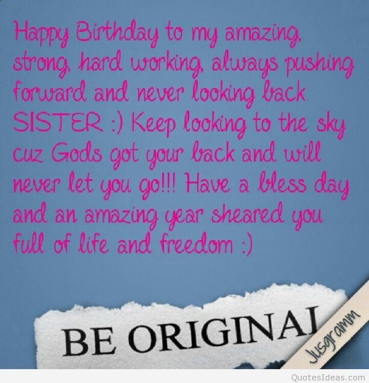 Quotes About Sisters Birthdays
 amazing sisters birthday
