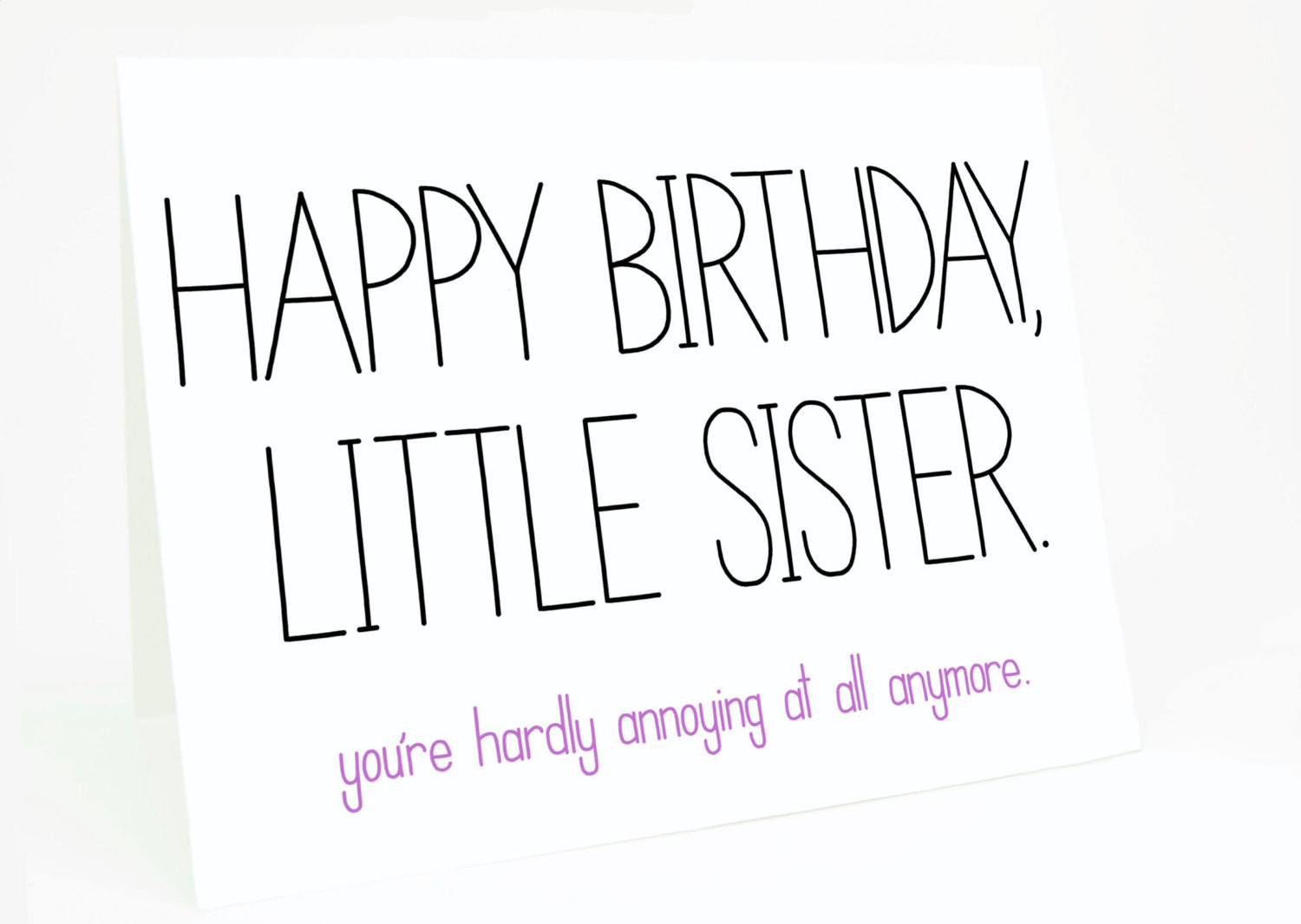Quotes About Sisters Birthdays
 Little Sister Birthday Quotes Funny QuotesGram