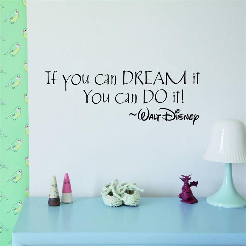 Quotes For Kids Rooms
 Wall Quotes For kids " If You Can Dream It You Can Do It