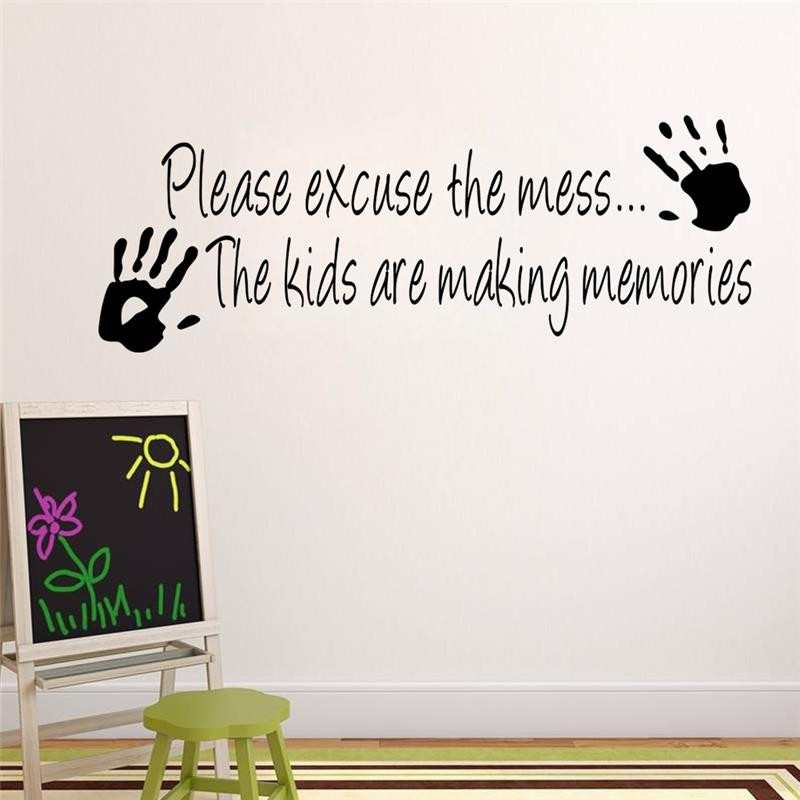 Quotes For Kids Rooms
 Funny Palms Quotes Wall Sticker for kids