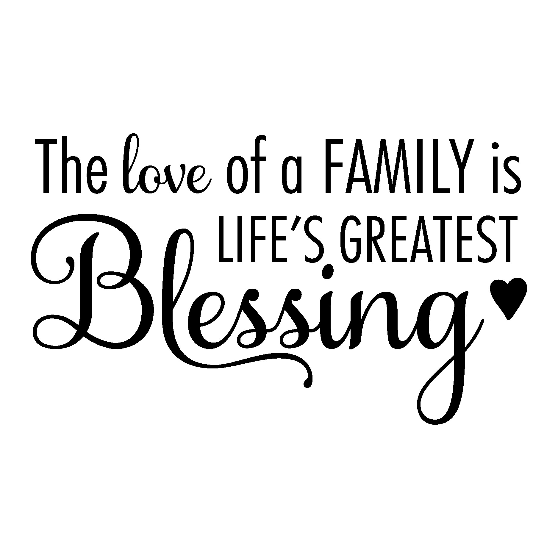 Quotes On Family Love
 The Love of A Family Wall Quotes™ Decal