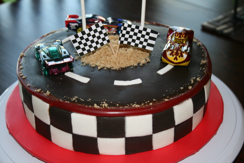 Race Car Birthday Cake
 Race Car Birthday Cake