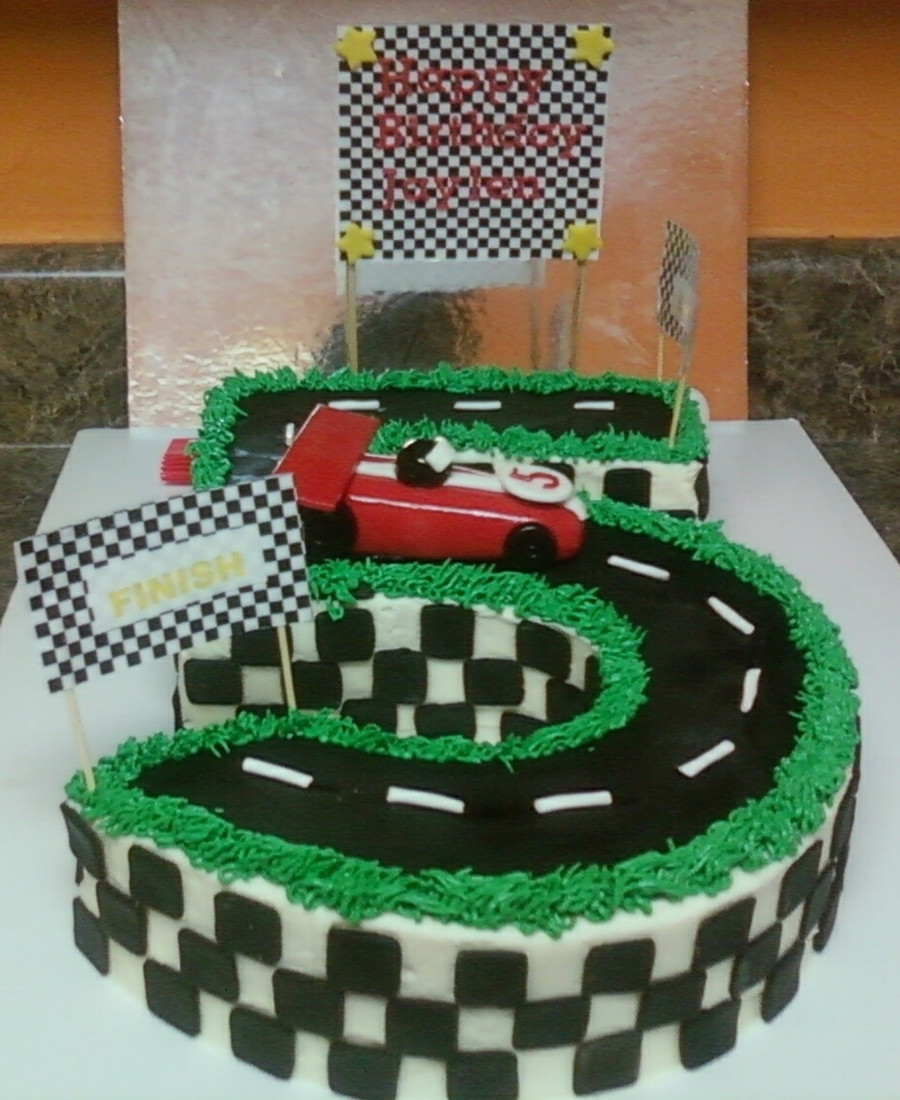Race Car Birthday Cake
 Race Track Cake CakeCentral