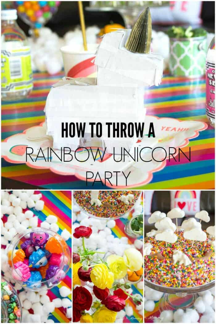 Rainbow And Unicorn Party Ideas
 Rainbow Unicorn Party Ideas Moms & Munchkins