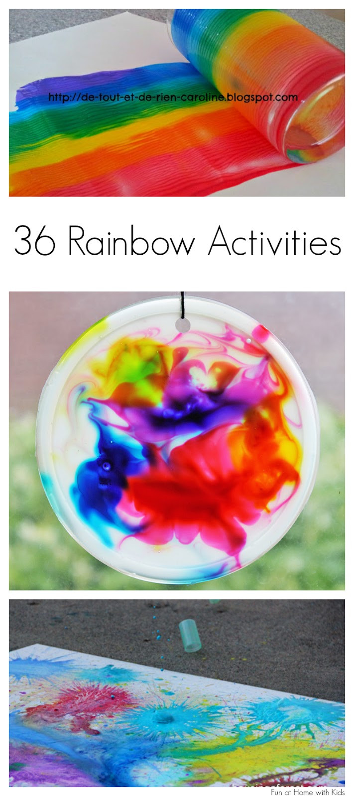 Rainbow Artwork For Preschoolers
 36 Rainbow Activities for Babies Toddlers Preschoolers