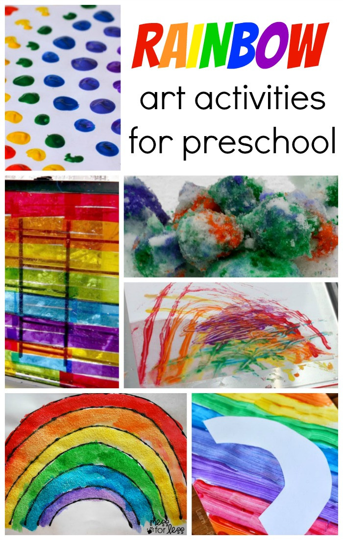Rainbow Artwork For Preschoolers
 Rainbow Art Activities for Preschool