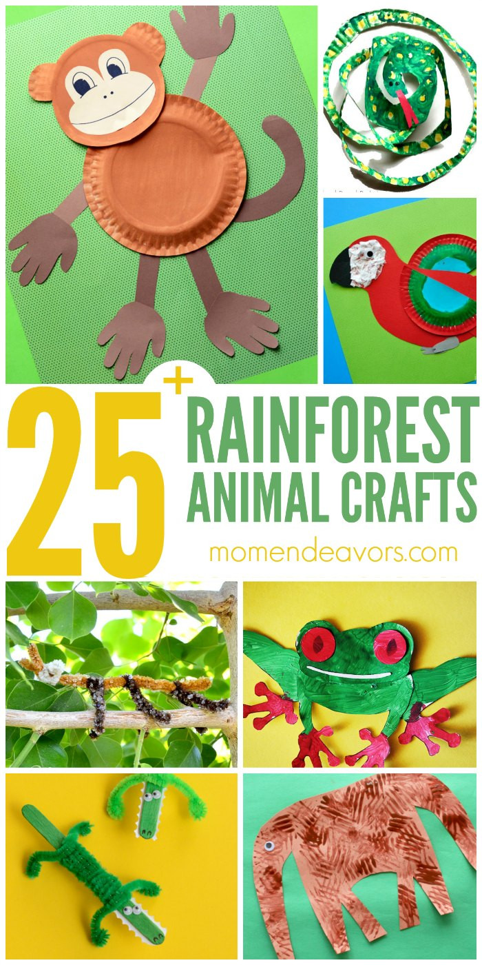 Rainforest Craft For Kids
 25 Rainforest Animal Crafts for Kids Mom Endeavors