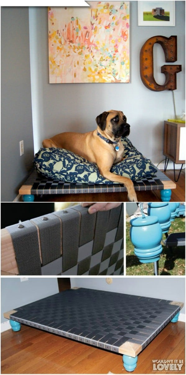 Raised Dog Beds DIY
 20 Easy DIY Dog Beds and Crates That Let You Pamper Your