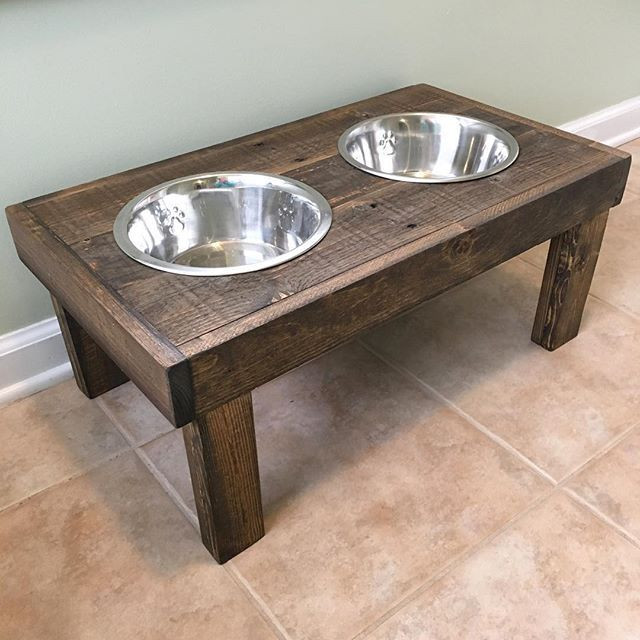 Raised Dog Bowls DIY
 DIY Raised dog bowls pet feeder dog bowl holder