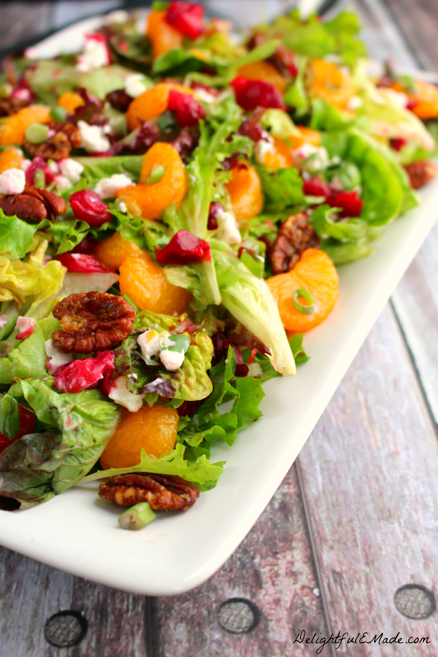 Raley'S Holiday Dinners
 Cranberry Citrus Salad with Goat Cheese & Pecans