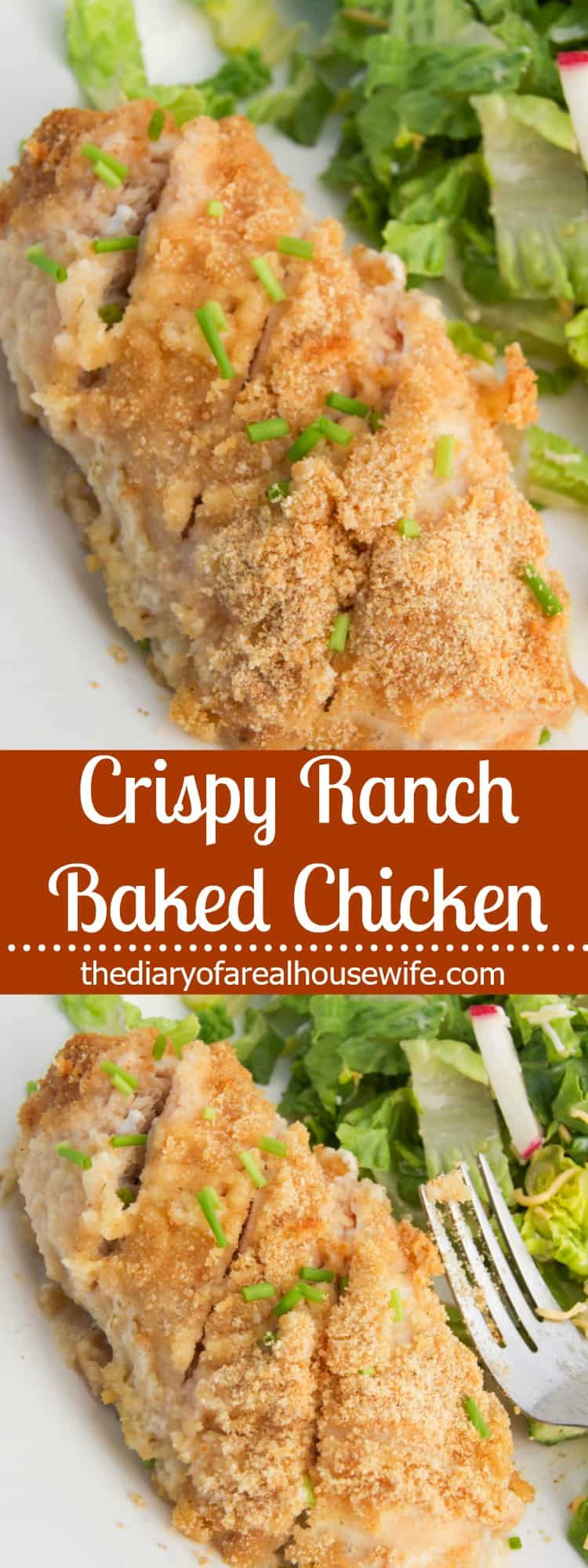 Ranch Baked Chicken
 Crispy Ranch Baked Chicken The Diary of a Real Housewife