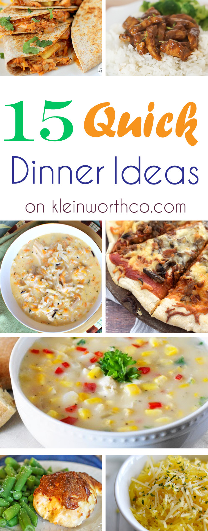 Random Dinner Ideas
 15 Quick Dinner Ideas Easy Family Dinner Ideas